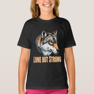 Eenzame Maar Sterke Wolf T-shirt
