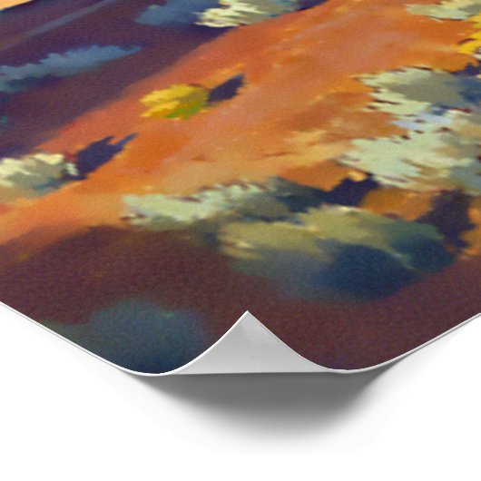 “Eenzame Reis” Western Art van Maynard Dixon Poster (Hoek)