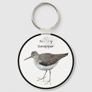 Eenzame Sandpiper Sleutelhanger
