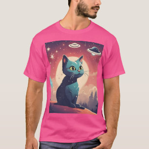 Eenzame ufo kat t-shirt