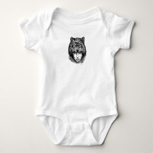 Eenzame Wolf Romper (Voorkant)