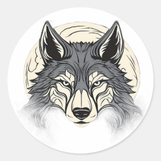 Eenzame Wolf Sticker