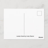 Eenzame Wolk Briefkaart (Achterkant)