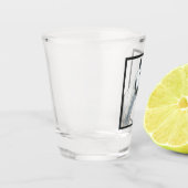 eenzijdig-oogschot shot glas (Links)