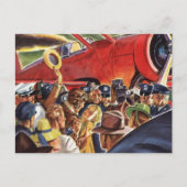 eenzijdige piloot van het vliegtuig met Paparazzi Briefkaart (Voorkant)