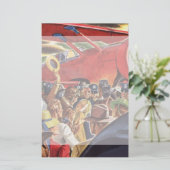  eenzijdige piloot van het vliegtuig met Paparazzi Briefpapier (Staand voorkant)