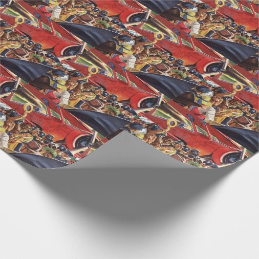  eenzijdige piloot van het vliegtuig met Paparazzi Cadeaupapier (Hoek)