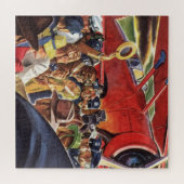  eenzijdige piloot van het vliegtuig met Paparazzi Legpuzzel (Horizontaal)