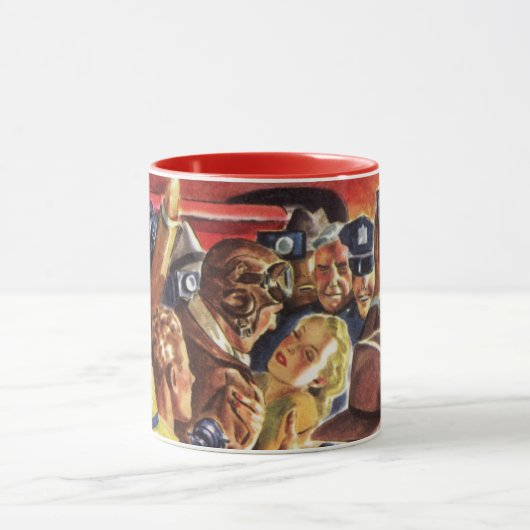 eenzijdige piloot van het vliegtuig met Paparazzi Mok (Midden)