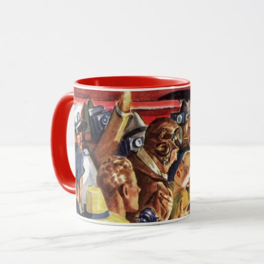  eenzijdige piloot van het vliegtuig met Paparazzi Mok (Voorkant links)