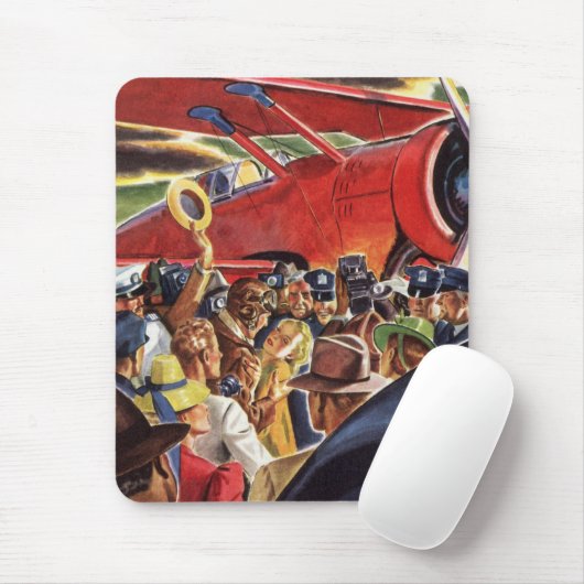 eenzijdige piloot van het vliegtuig met Paparazzi Muismat (Met muis)