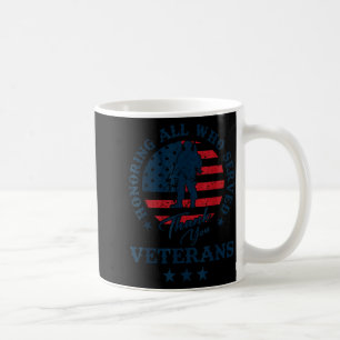 Eer aan allen die hebben gediend Dank u Veteraanda Koffiemok