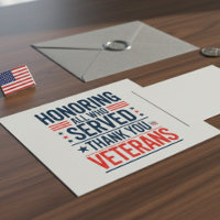 Eer aan allen die hebben gediend Dank u veteranen