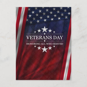 Eer aan degenen die hebben gediend briefkaart