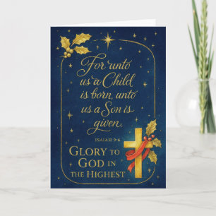 Eer aan God Feestdagen Kaart