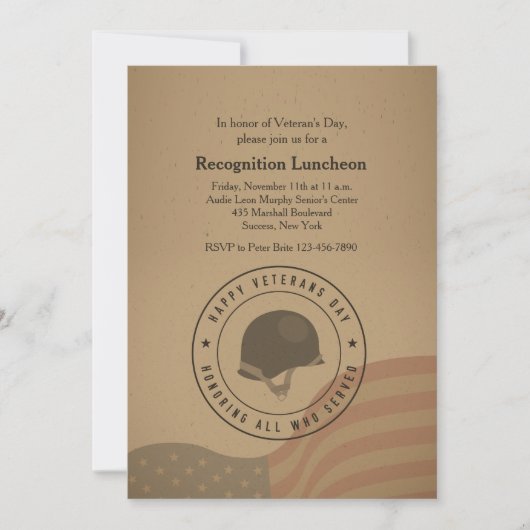 Eer allen die Uitnodiging dienden (Voorkant)