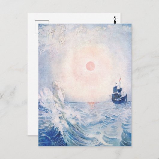 eer C. Appleton de kleine zeemeermin Briefkaart (Voorkant / Achterkant)