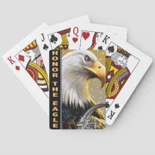 Eer de Eagle Claw geschenken en kleding Speelkaarten
