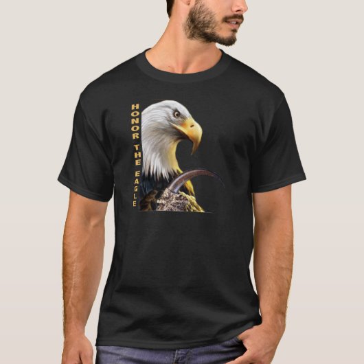 Eer de Eagle Claw geschenken en kleding T-shirt (Voorkant)