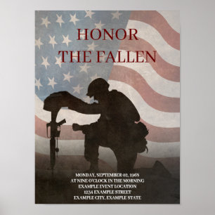 Eer De Gevallenen Poster