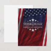 Eer degenen die dienden kaart (Voorkant / Achterkant)