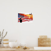 Eer en herinner de Brave Poster (Keuken)