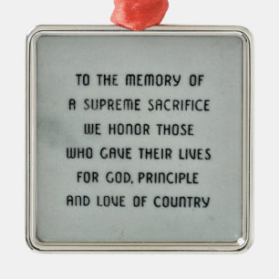 Eer en Herinner Militair Ornament