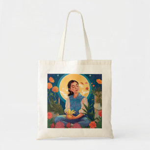 Eer Haar Voorouders en de Maan Canvas tas