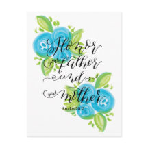 Eer je vader en moeder