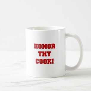 Eer uw Cook Tshirts en geschenken Koffiemok