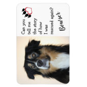 Eer uw reddingshond magneet (Verticaal)