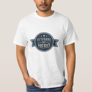 Eer veteranen met oprechte eerbetoon graphics t-shirt