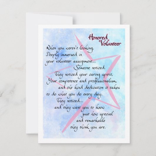 Eer Volunter Hartelijk dank Feestdagenkaart (Voorkant)