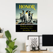 Eer zit in elke speelse stap poster (Thuiskantoor)