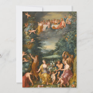Eerbetoon aan de Godin Flora, een feest van de god