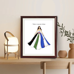 Eerbetoon aan onschuldigen, Palestina, Israël, oor Poster