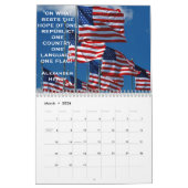 Eerbetoon aan onze Amerikaanse vlag 2018-agenda Kalender (Mar 2026)