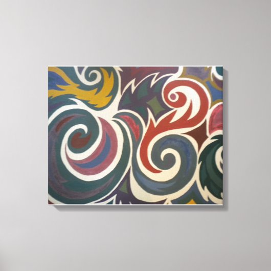 Eerbetoon aan William Morris Canvas Afdruk (Voorkant)