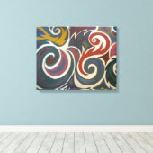 Eerbetoon aan William Morris Canvas Afdruk (Insitu (Houten vloer))