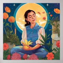 Eerbetoon haar voorouders en de maanprint