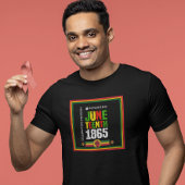 Eerbetoon Juneteenth 1865-Viering van de vrijheid T-shirt