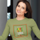 Eerbetoon Juneteenth 1865-Viering van de vrijheid T-shirt