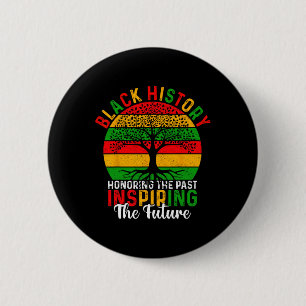 Eerbetoon vorige inspirerende maand van de toekoms ronde button 5,7 cm