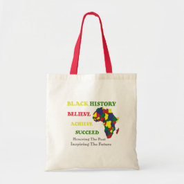 Eerbetoon vorige inspirerende maand van de toekoms tote bag