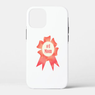 Eerbied nummer één moeder winnende award lint iPhone 12 mini hoesje