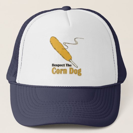 Eerbiedig de Corn Dog? Trucker Hat Pet (Voorkant)