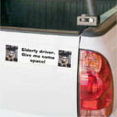 Eerbiedig uw ouderen bumpersticker (Op Truck)