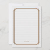 Eerbiedige Kruis-ordinatie Kaart (Achterkant)