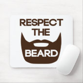 Eerbiediging van de baard muismat (Met muis)