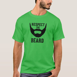Eerbiediging van de baard t-shirt